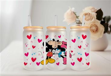 Mickey and Minnie Kiss Me